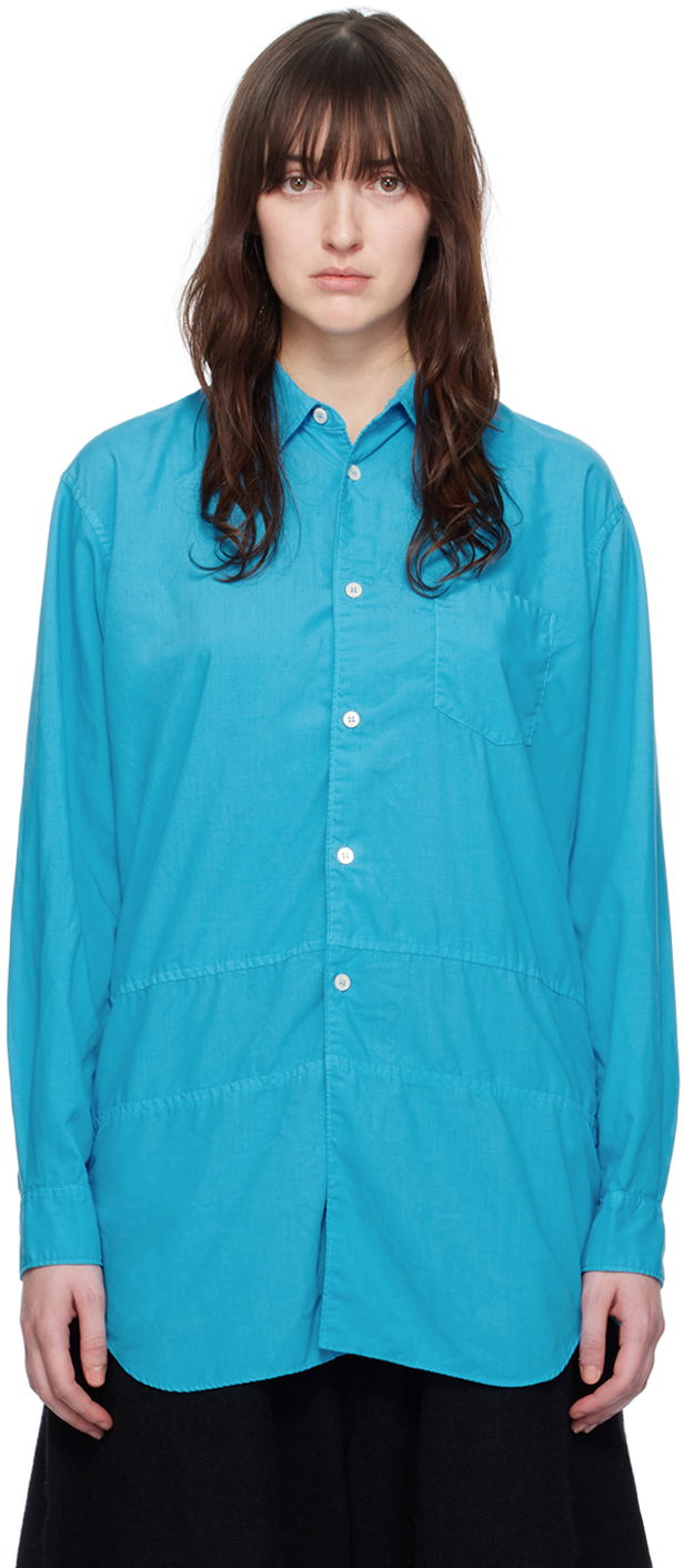 Vaatteet Comme des Garçons Paneled Shirt Sininen | FL-B040-051