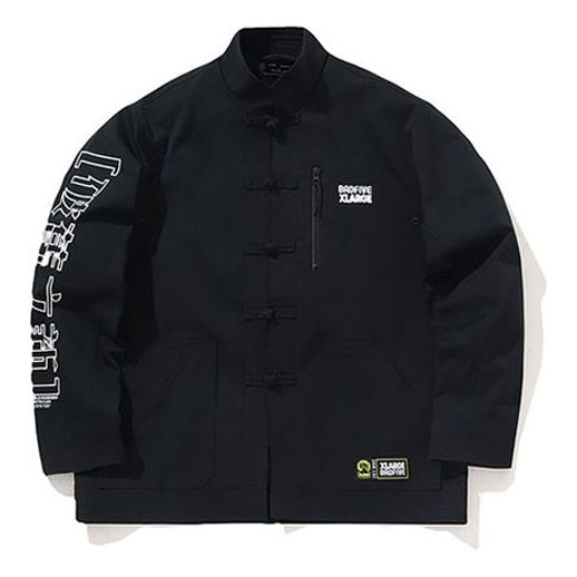 Takki Li-Ning Loose Fit Graphic Jacket Musta | AFDP491-2