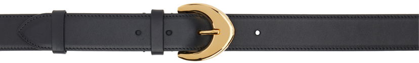 Vyöt The Row Leather Belt With Gold-Tone Buckle Musta | W1615-L60