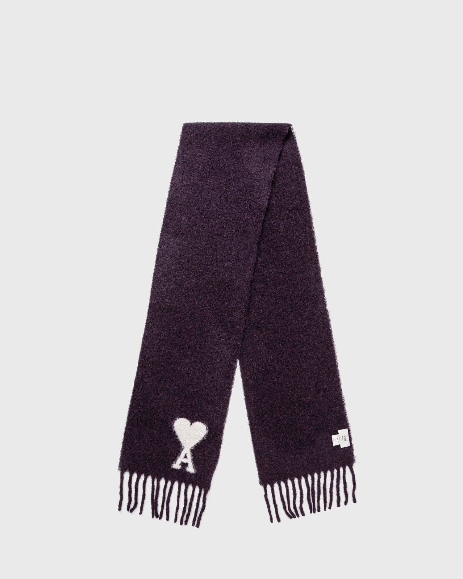 Huivi AMI Oversize Scarf With Fringe Violetti | USF422.AW0054-504, 0