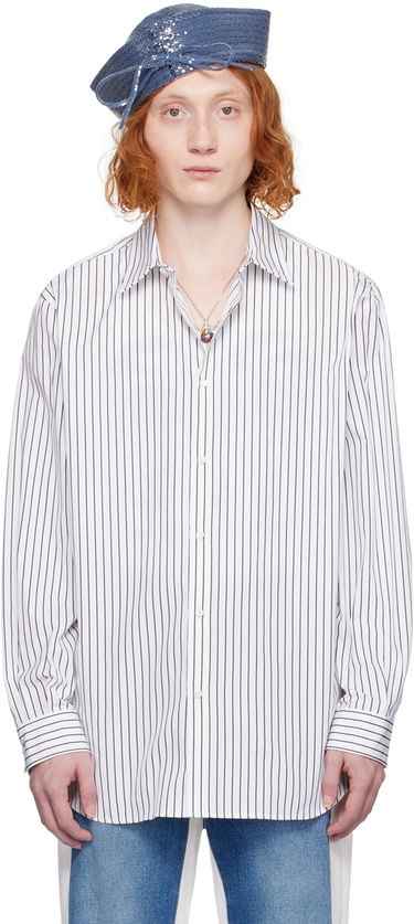 Paita Jean Paul Gaultier Jean Paul Gaultier Striped Shirt Valkoinen | 24/25-U-CH046I-C044-0100, 0