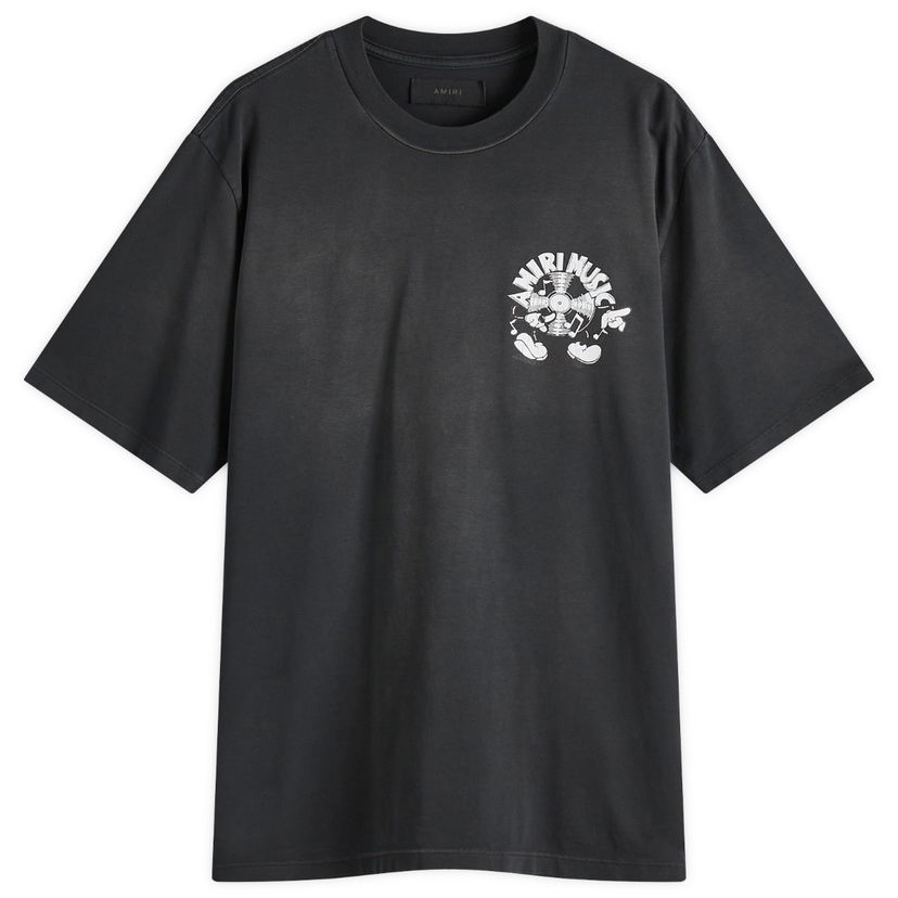 T-paita AMIRI Amiri Music Record T-Shirt, Size Medium Musta | AMJYTE1168-001