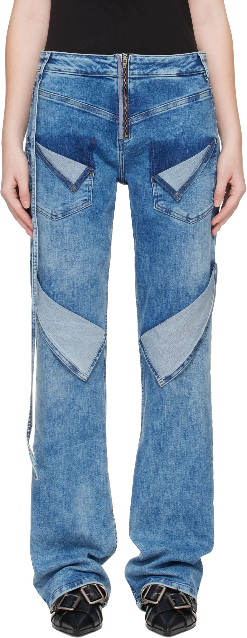 Jeans Ottolinger Ottolinger Loose Fit Jeans Sininen | 117-202817-02