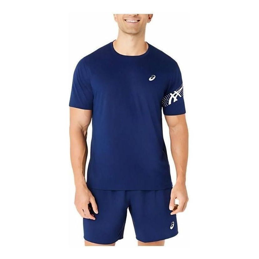 T-paita Asics Icon Short Sleeve T-Shirt Sininen | 2011C836-200