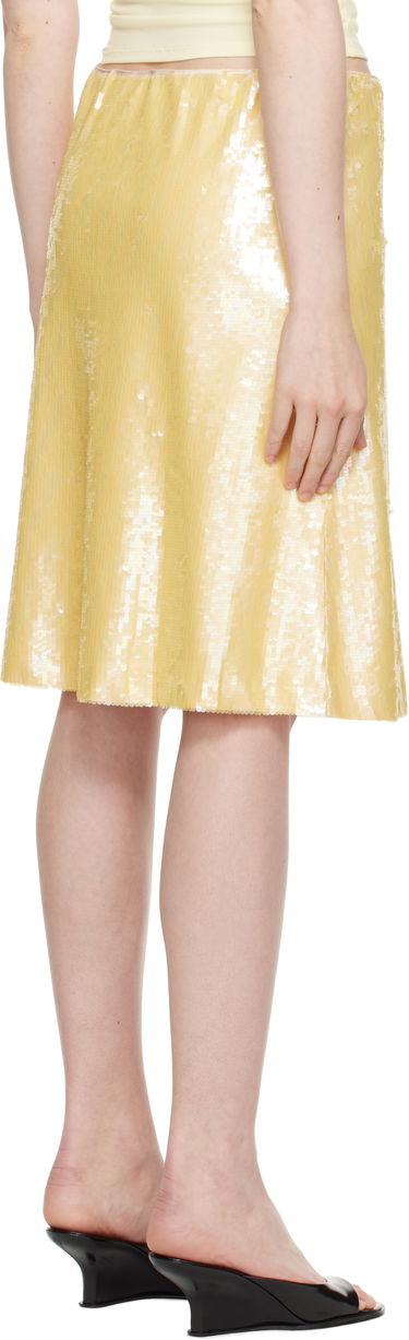 Hame GUIZIO Guizio Isabelle Sequin Midi Skirt Keltainen | S25302W119, 2