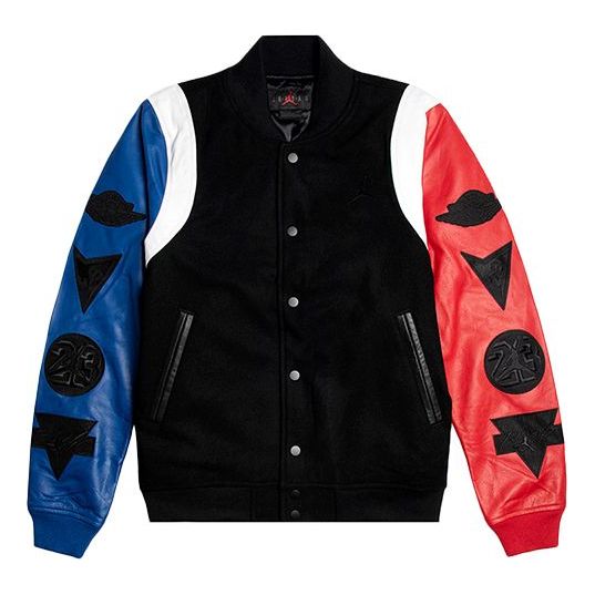 Bomber-takki Jordan Air Jordan Destroyer Sleeve Jacket Musta | AT9959-010