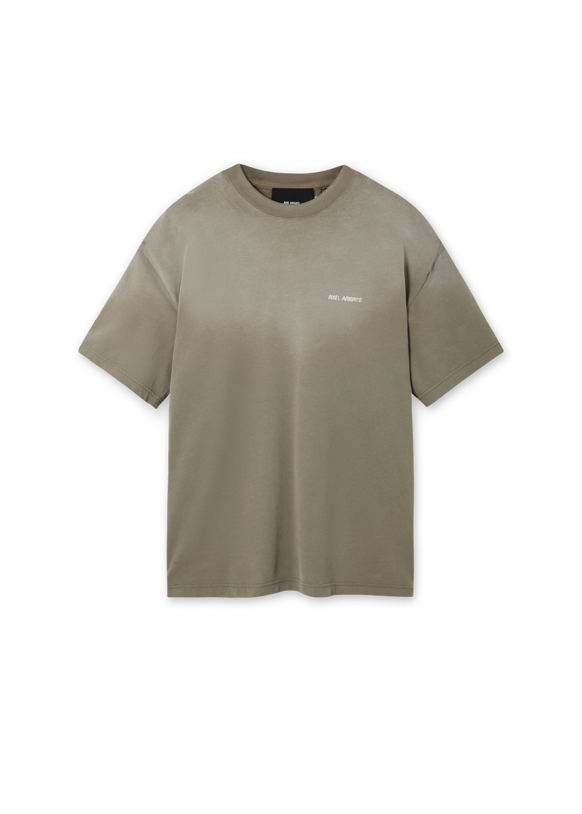 T-paita AXEL ARIGATO Gradient Relaxed Fit T-Shirt Beige | A3458003