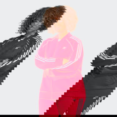 Bomber-takki adidas Originals Adicolor Classics SST Plus Size Track Jacket Punainen | IB5914, 6