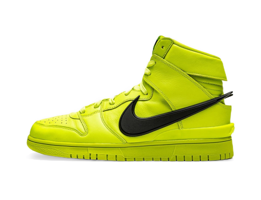 Tennarit ja kengät Nike AMBUSH x Dunk High "Flash Lime" Keltainen | CU7544-300
