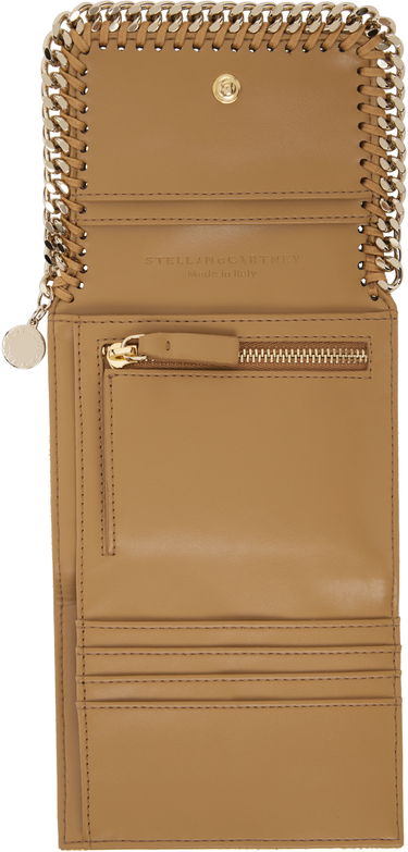 Lompakko Stella McCartney Small Chain Flap Wallet Beige | 431000WP0404, 2