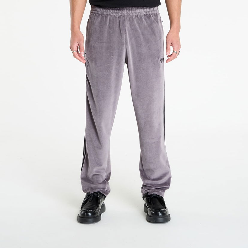 Verryttelyhousut adidas Originals adidas Adicolor SST Velour Track Pants Harmaa | JX1557