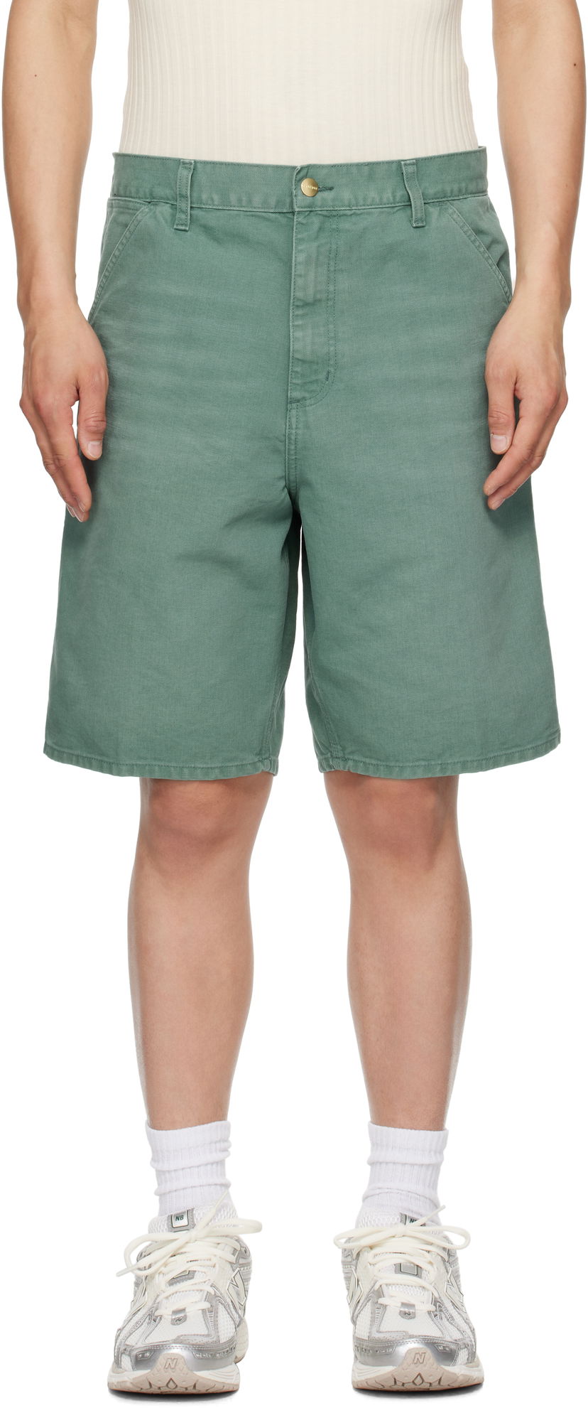 Shortsit Carhartt WIP Carhartt WIP Single Knee Shorts Vihreä | I034797