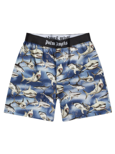 Uimapuvut Palm Angels Shark Swim Short Sininen | PMCB044S23FAB0034510