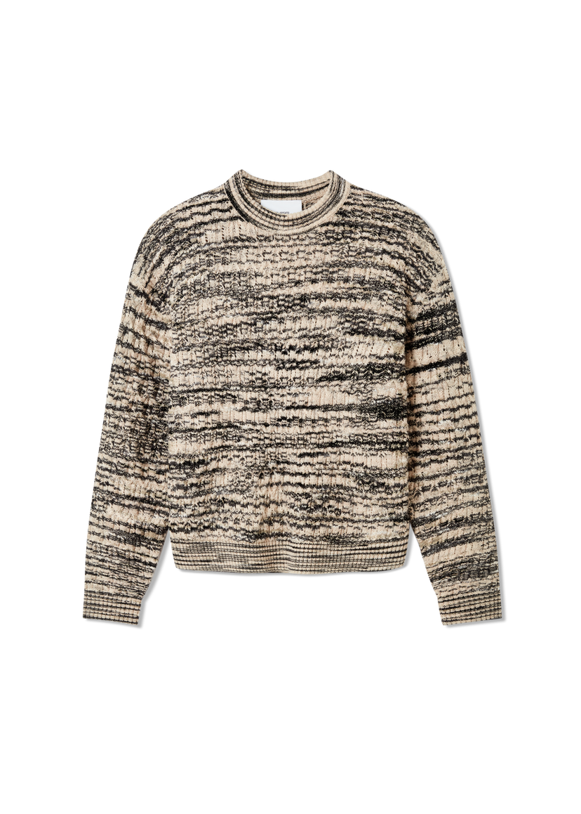 Villapaita AXEL ARIGATO Noah Textured Striped Knit Sweater Monivärinen | A3296001