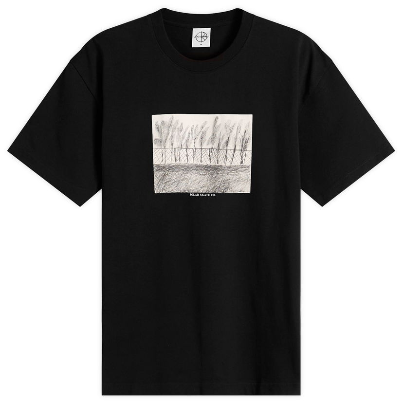 T-paita Polar Skate Co. Fence Graphic Tee Musta | PSC-F25-29-BLK