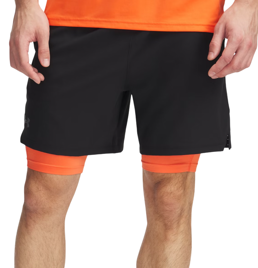 Shortsit Under Armour UA Vanish Woven 2-in-1 Shorts Musta | 1373764-003