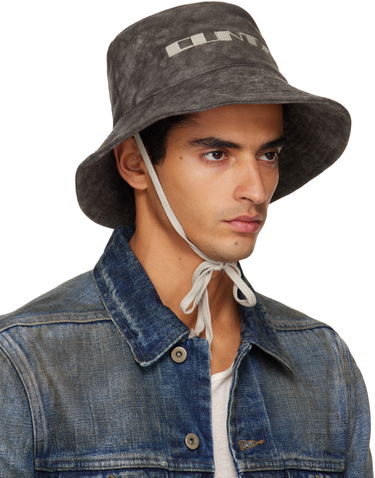 Hattu Rick Owens Rick Owens DRKSHDW Concordians Gilligan Bucket Hat Musta | DA02E7479 BMOEM6, 3
