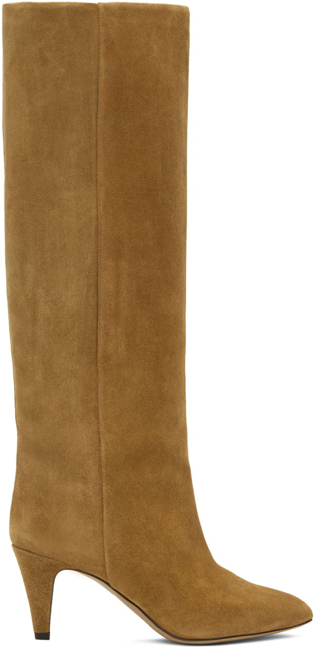 Tennarit ja kengät ISABEL MARANT Suede Kitten Heel Tall Boots Ruskea | BT0021FA-B1A07S, 0