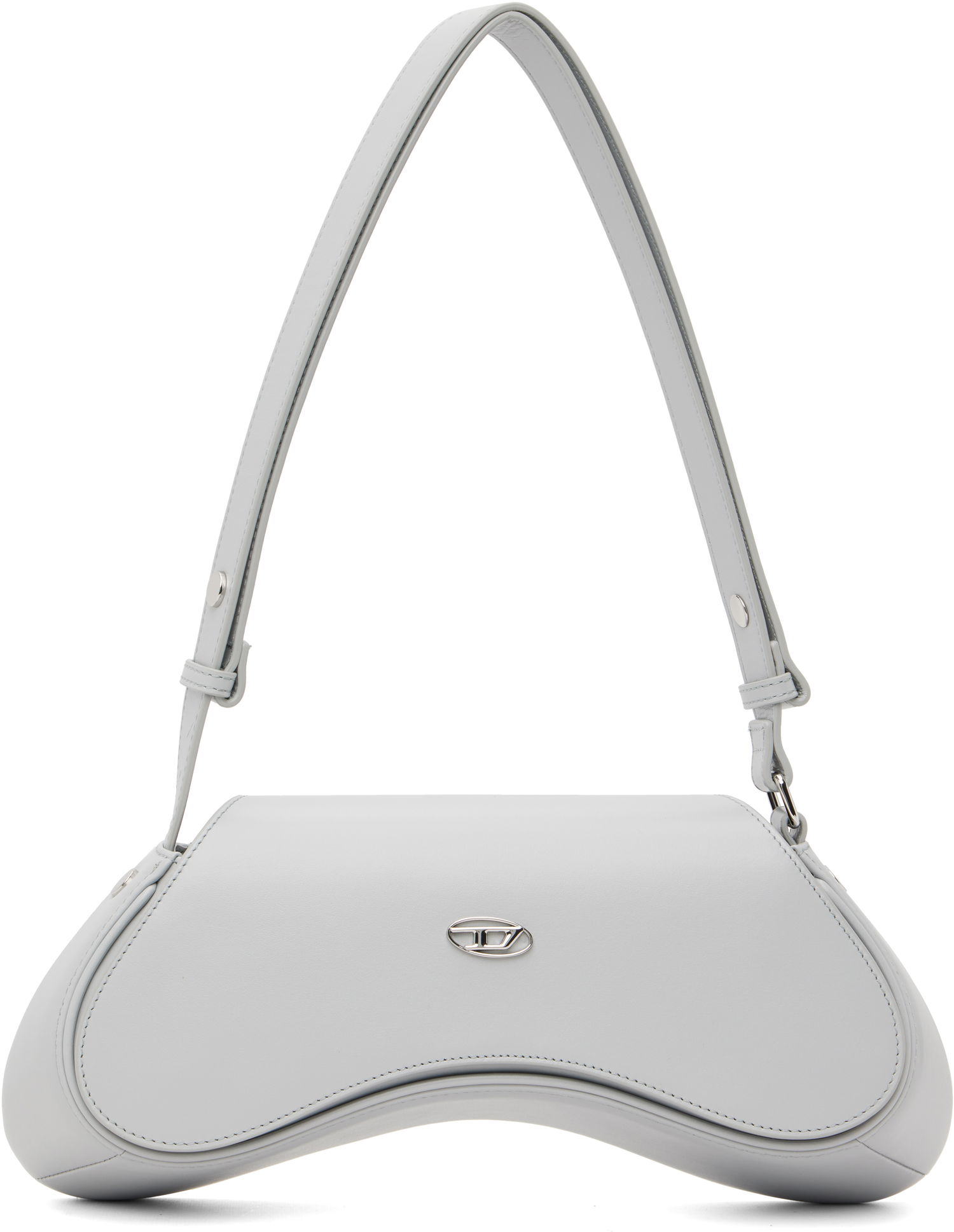 Olkalaukku Diesel Play Curved Crossbody Bag Harmaa | X10221 PR227, 0