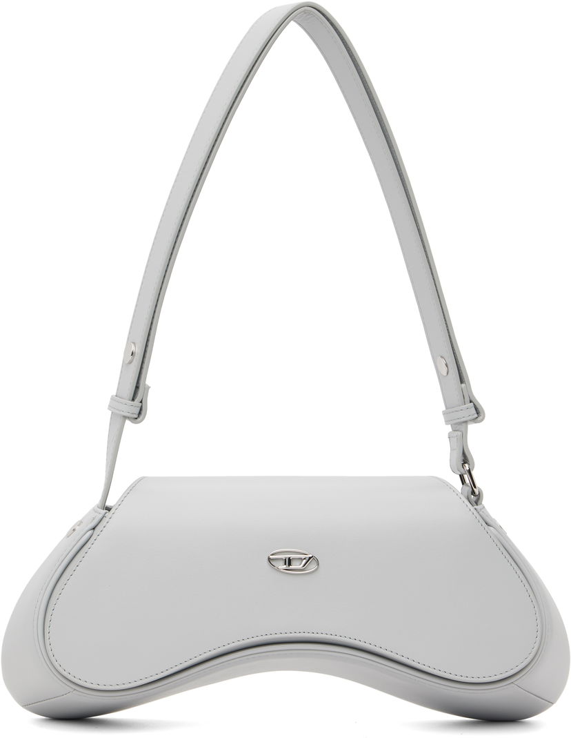 Olkalaukku Diesel Play Curved Crossbody Bag Harmaa | X10221 PR227