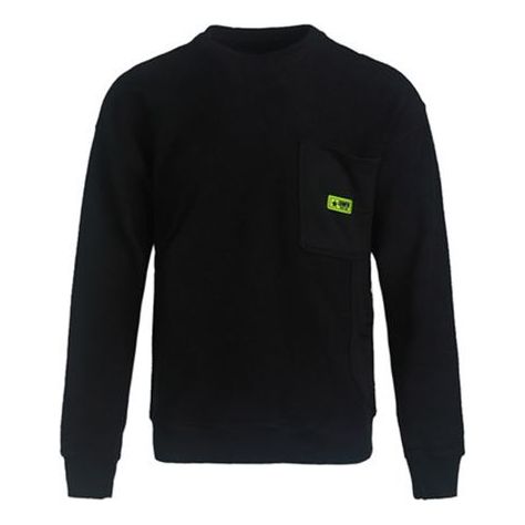 Huppari Converse Converse Slogan Round-Neck Sweater Musta | 10019956-A01