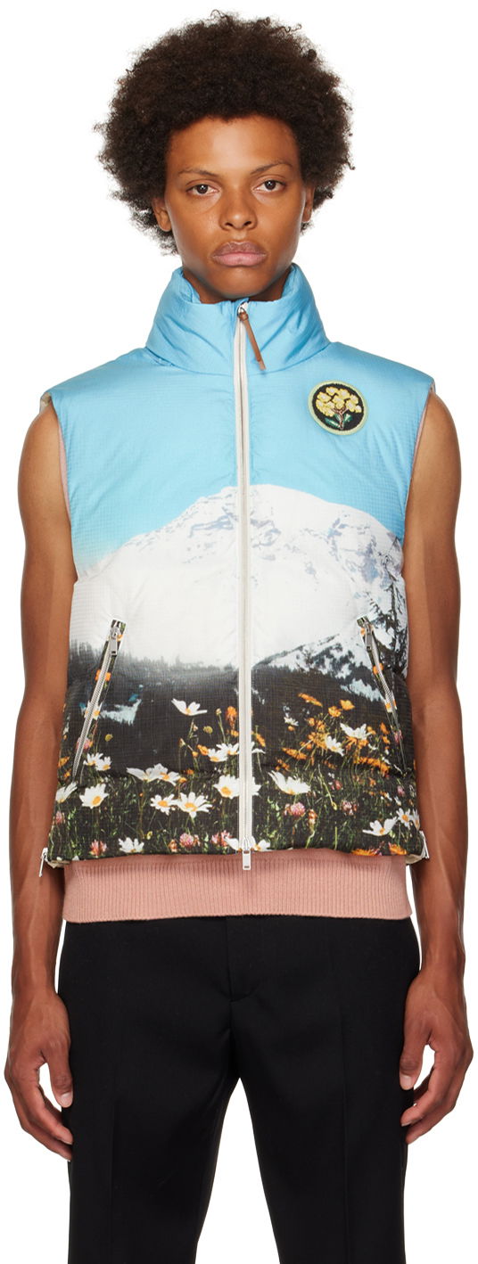 Liivi Jil Sander Jil Sander Graphic Down Vest Sininen | J47AF0105_J70107, 0
