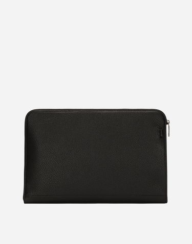 Lompakko Dolce & Gabbana Large Deerskin Clutch Musta | BM2337A803480999, 3