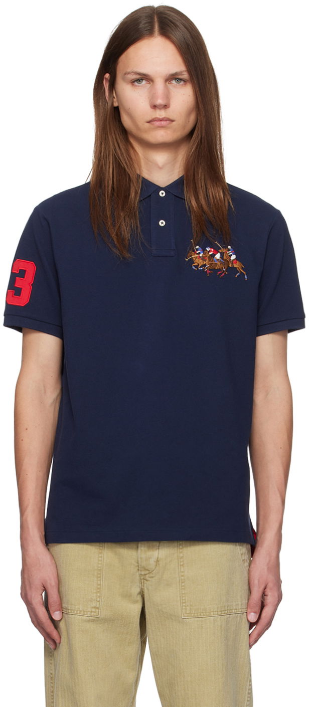 Poolopaita Polo by Ralph Lauren Embroidered Polo Sininen | 710814437003
