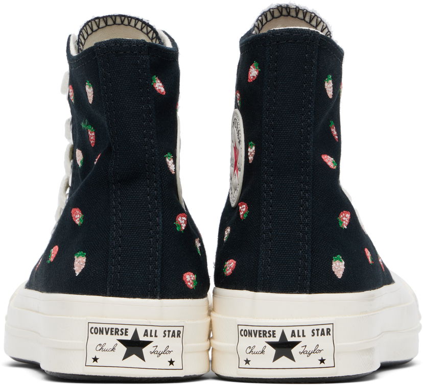 Tennarit ja kengät Converse Chuck 70 Embroidered Strawberries Musta | A14944C