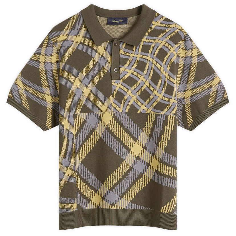 Poolopaita Dime Dime Antique Knit Polo Shirt Vihreä | DIMESP258BRW