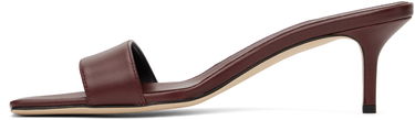 Asusteet Aeyde Aeyde Ilvy Leather Mules Burgundia | A11-HS-GAIS55TB155-SS25-955-007, 2