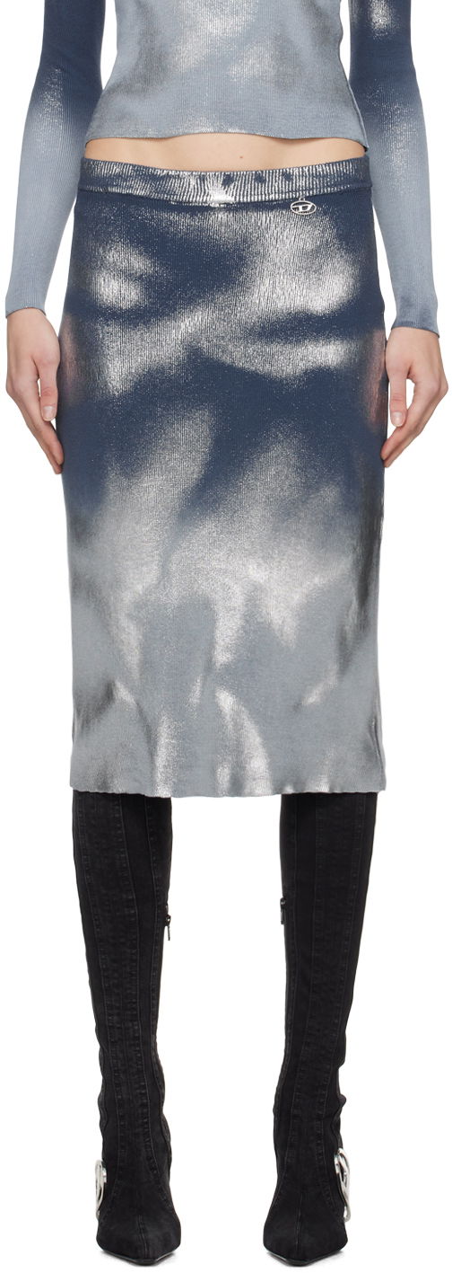 Hame Diesel M-Ilan Midi Skirt Harmaa | A13028 0BNAE