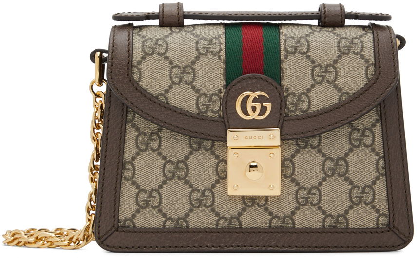 Käsilaukku Gucci Ophidia GG Top Handle Bag Ruskea | 696180 96IWG, 0