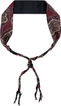 Our Legacy Paisley Print Twisted Tie