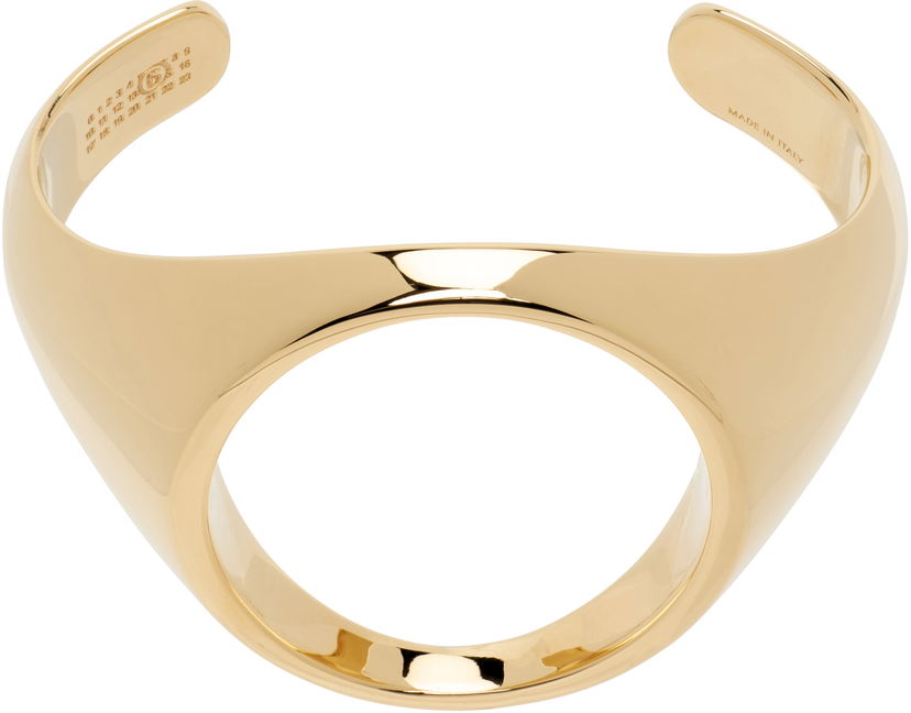 Rannerengas Maison Margiela MM6 Maison Margiela Gold-Tone Signet Bracelet Keltainen | SM7UY0089 P7355