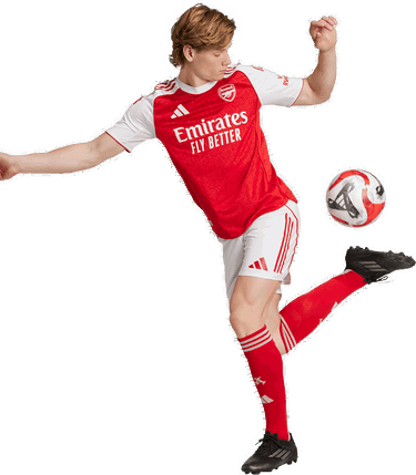 Jersey adidas Performance Arsenal 25/26 Authentic Home Jersey Punainen | JI9516, 4