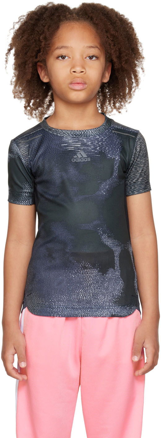 T-paita adidas Originals AEROREADY HIIT Training Big Kids T-Shirt Musta | HG2050