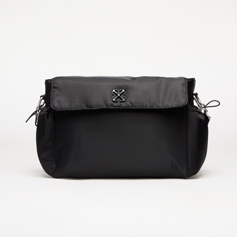 Olkalaukku Off-White Off-White Kids Arrow Soft Jitney Diaper Bag Musta | OBXE001C99FAB0011010