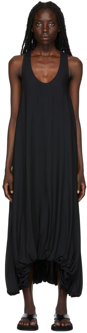Mekko The Row Copo Maxi Dress Musta | 6384-W2241