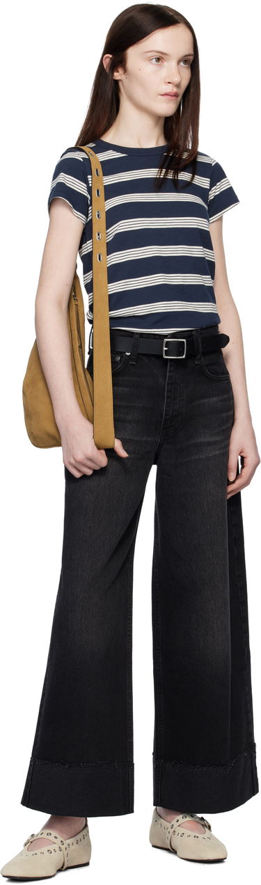 T-paita rag & bone Striped T-Shirt Sininen | WCC22HT020TA20, 3