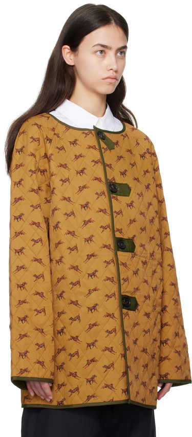 Puffer takki Bode Bode Crittendon Reversible Liner Coat Keltainen | MRS25OW011, 4