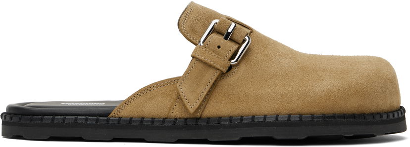 Vaatteet Moschino Moschino Suede Mule Loafers Beige | 251 MB10152G0M GF0 10B