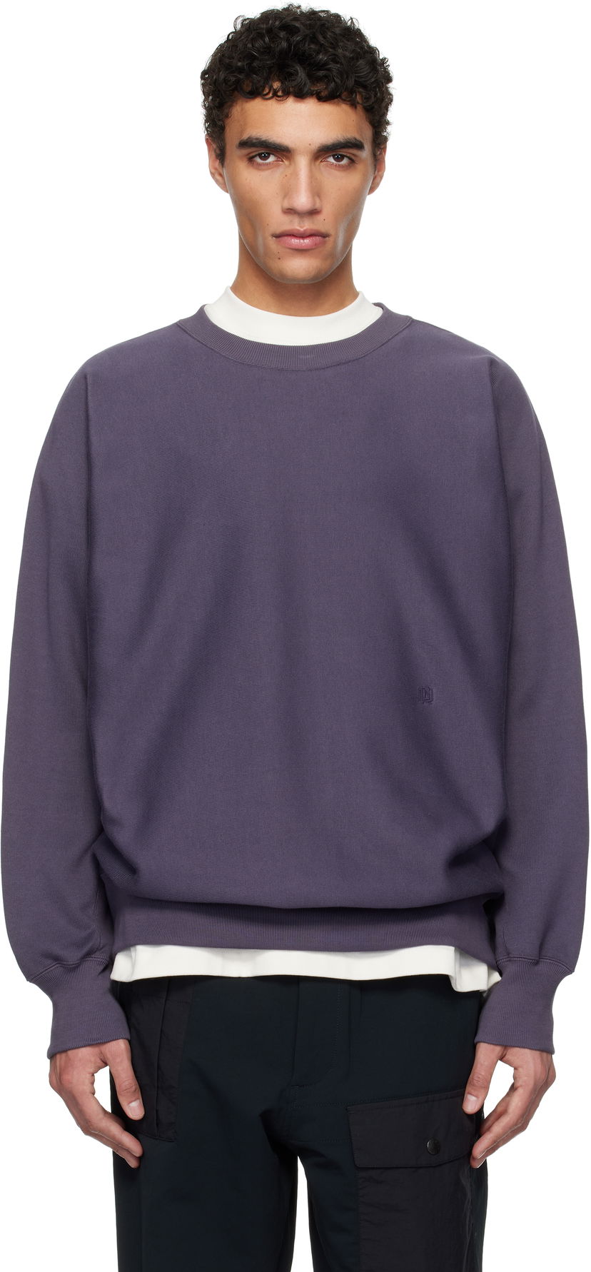 Huppari NANAMICA nanamica Crew Neck Sweatshirt Violetti | S25SH011U