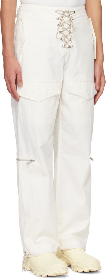 Cargo housut Dion Lee Lace-Up Hiking Trousers Musta | C2178PS24, 4