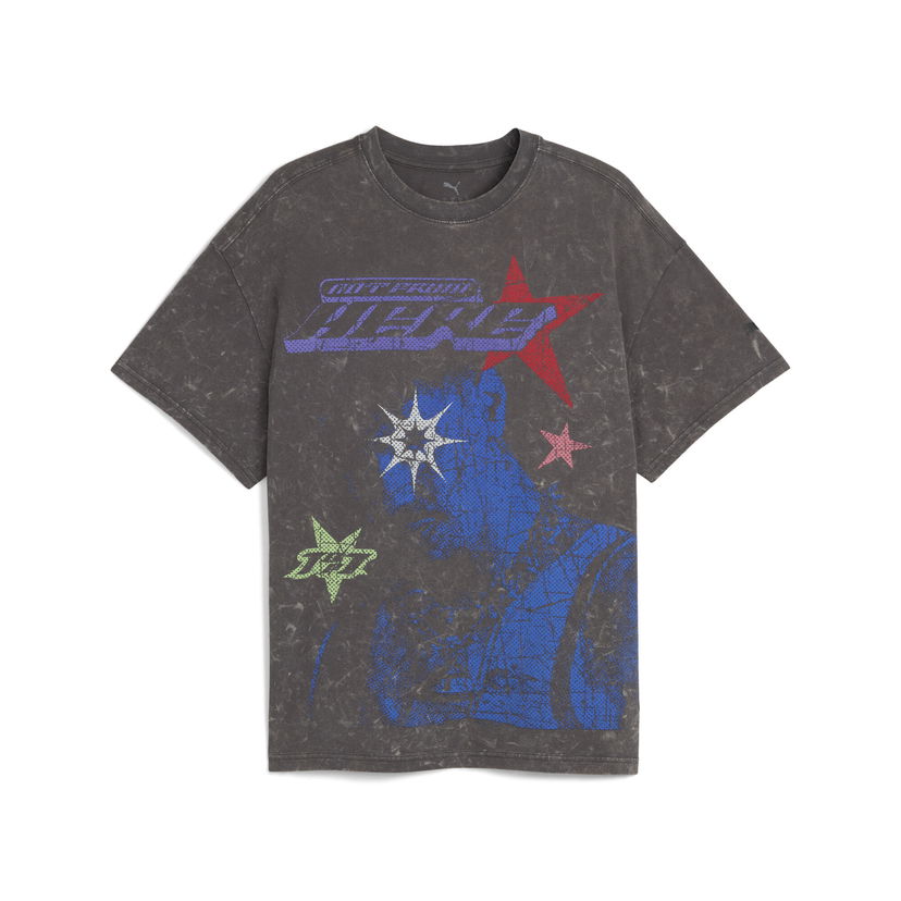T-paita Puma LaMelo Star Vision Graphic Tee Harmaa | 632438_01