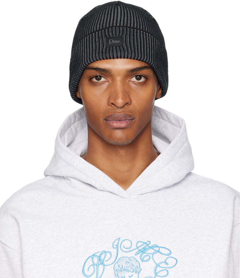 Pipo Dime Dime Classic Rib Beanie Musta | DIMESU2528BLK