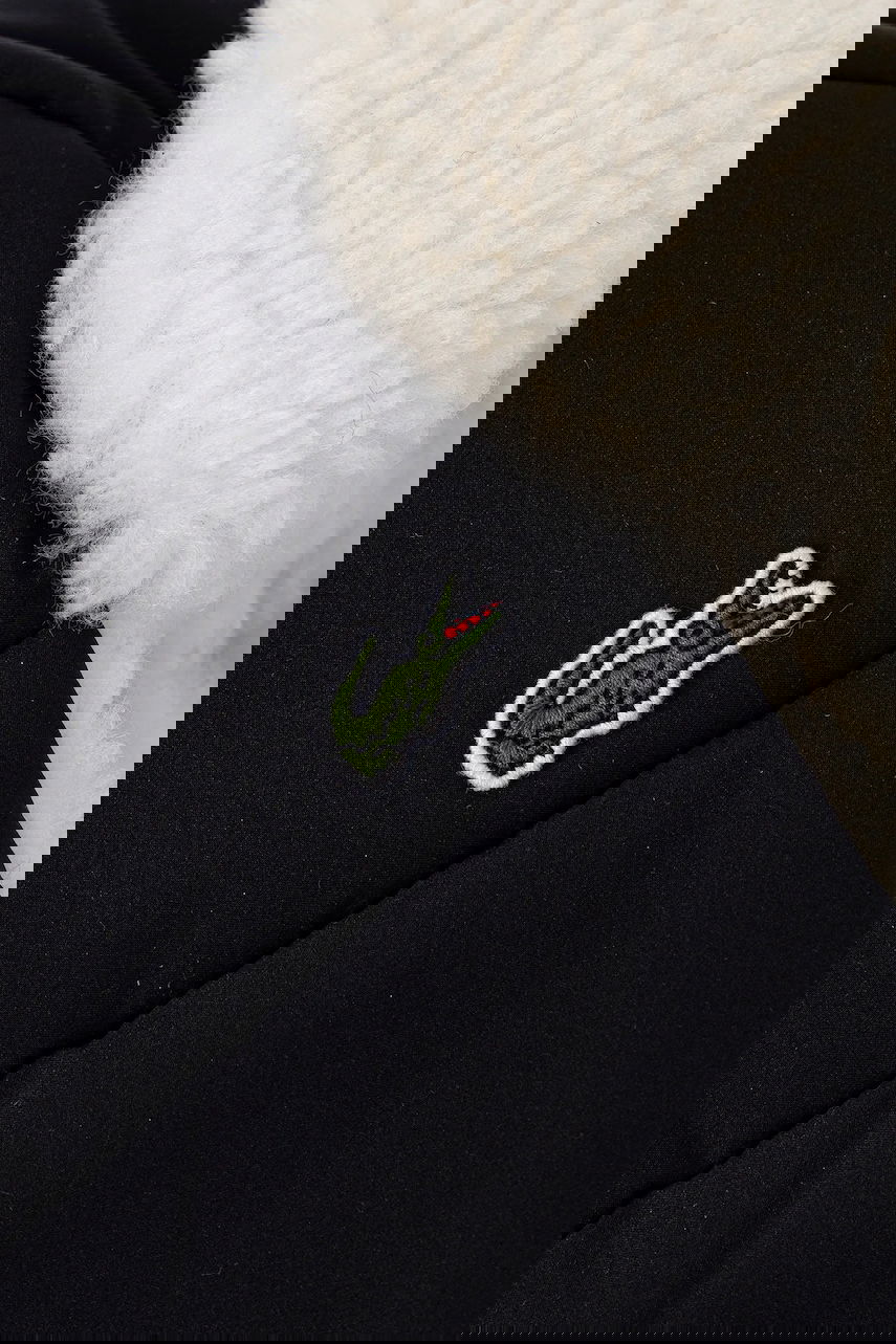 Hattu Lacoste Faux Fur Lined Trapper Hat Musta | RK6048, 1