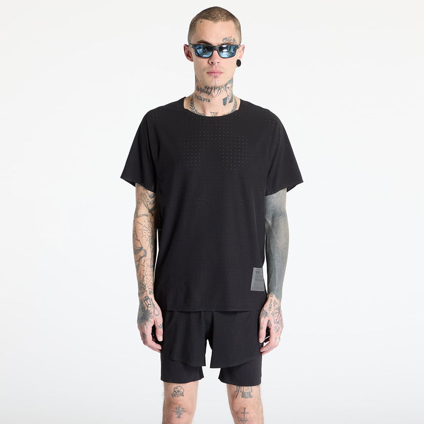 T-paita Y-3 Y-3 Running Short Sleeve T-Shirt Musta | JN4884