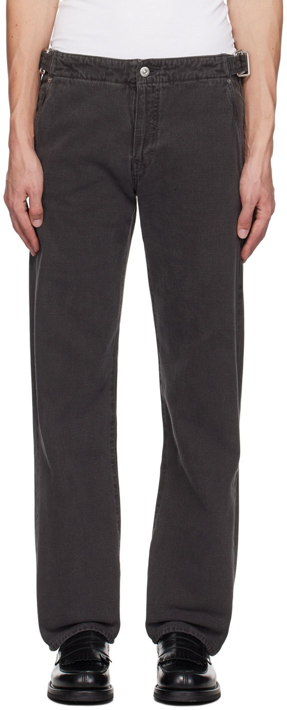 Housut OUR LEGACY Trucker Trousers Musta | M4245TA