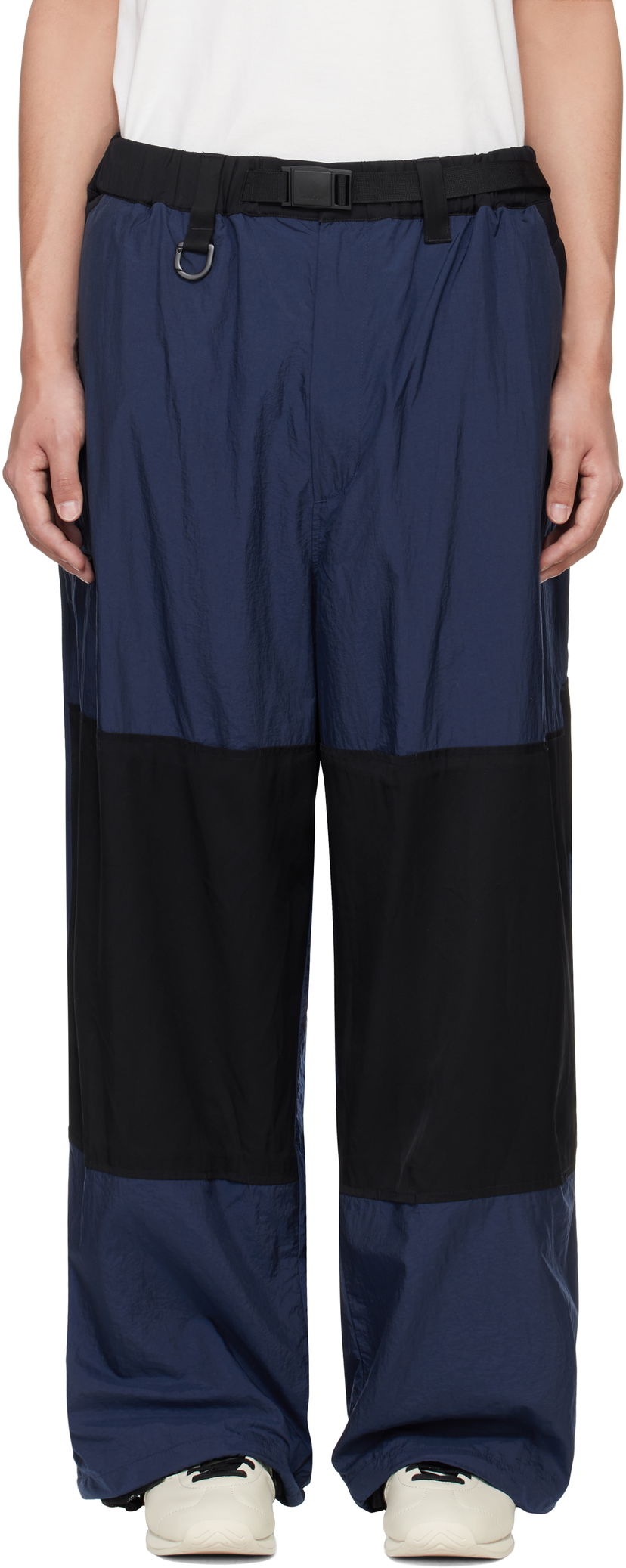 Housut Y-3 Y-3 Two-Tone Nylon Trousers Sininen | JM7785
